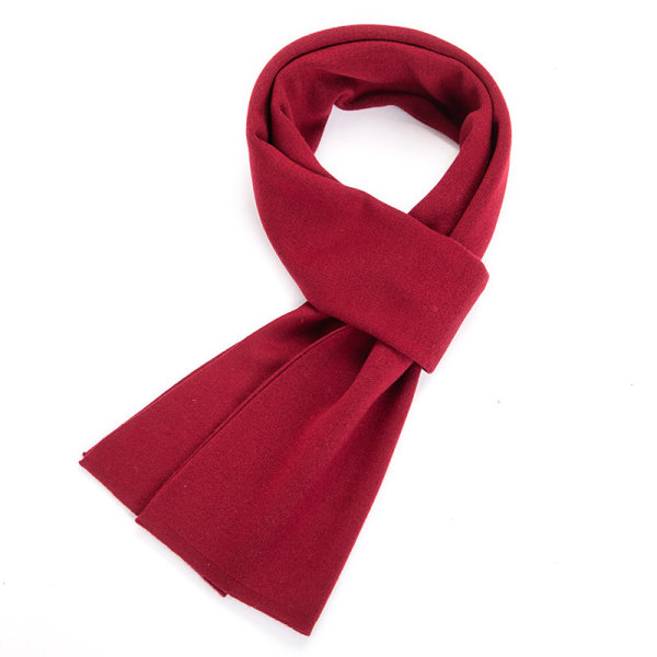1 st höst- och vinterscarf varm herrscarf (röd)
