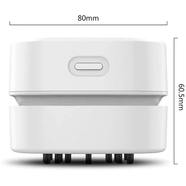 Mini genopladelig USB trådløs bordstøvsuger, kontorstøvsuger, håndstøvsugere, bordstøv, til skrivebord tastatur