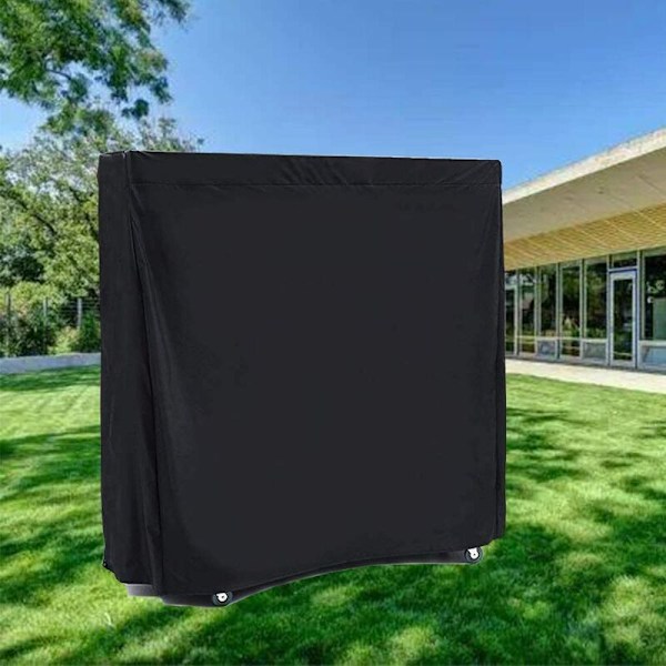 Ping bord beskyttelsesdeksel - Pong 210d Oxford 165 75 185cm Anti -Pinging Bordstøv - Svart sammenleggbart Pong Vanntett Ping Bord - Pong Pong