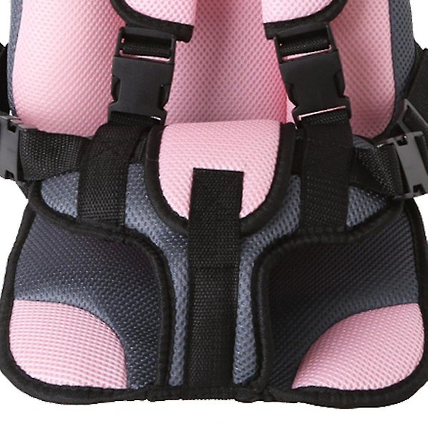 Bärbar babyskydd Bilbarnstolar för barn Småbarn Bilsätesöverdrag Sele (rosa）