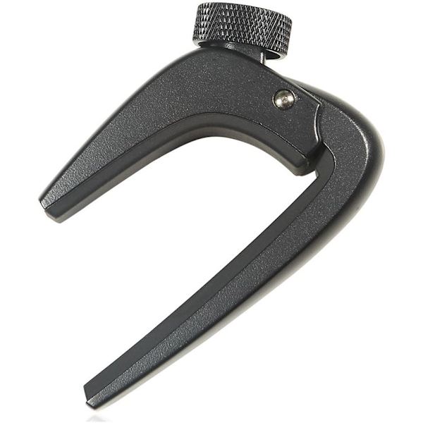Sort. Legering af guitarstativ med skrue-tuning-knap til 6-strenget akustisk og elektrisk guitar, ukulele, bas og banjo