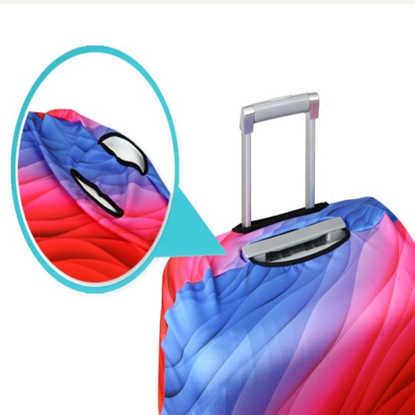 Resväska cover Tvättbart dammdragkedja skydd 2