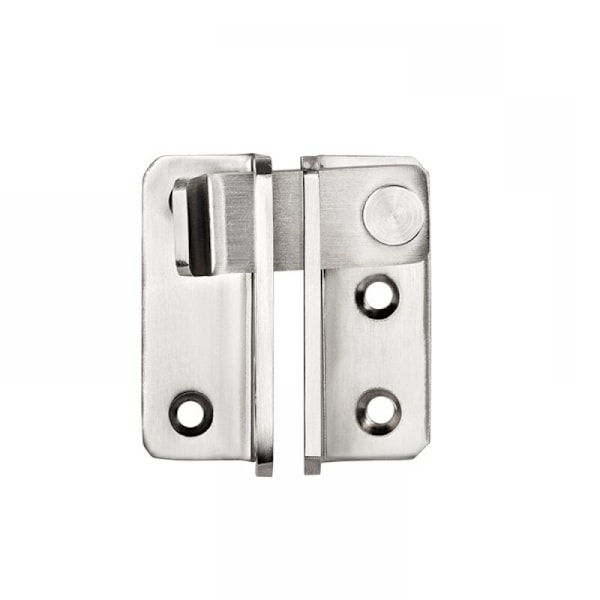 2 Pakk Skyvedørlås, Liten Hengelås, Liten Rustfri Hasp, Høyrehånds Åpning Sikkerhetslås for Dører, Vinduer, Baderom, Skap og Dra