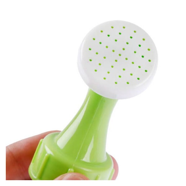 Set med 6 gröna vattningsmunstycken, mini-vattningsmunstycken, duschmunstycke i plast, trädgårdsvattningsmunstycken, portabla vattningsmunstycken, invändiga vattningsverktyg
