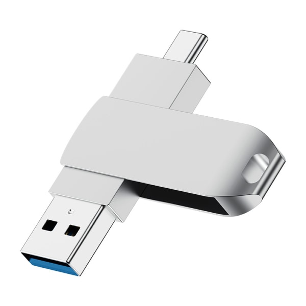 Type-c dual-use USB flash-stasjon for datamaskin og mobiltelefon 128