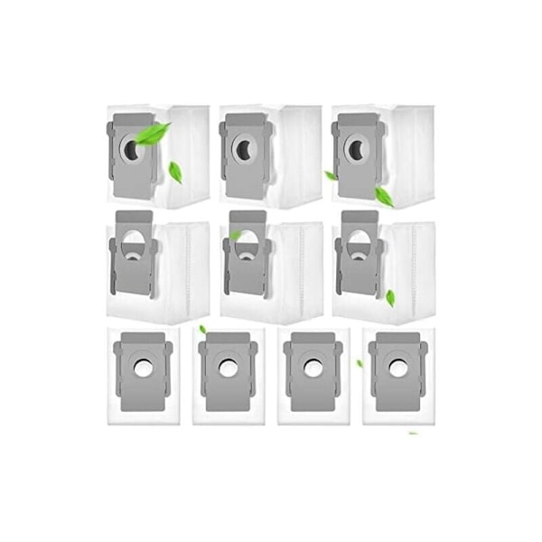 10 kpl Pölynimurin pussit iRobot Roomba i7 i7+ i7 Plus S9 S9+ i3 i3+ i4 i4+ i6 i6+ i8 i8+ j7 j7+ E5 E6 E7 Vaihtopussi iRobot Roomba Alle -malleille