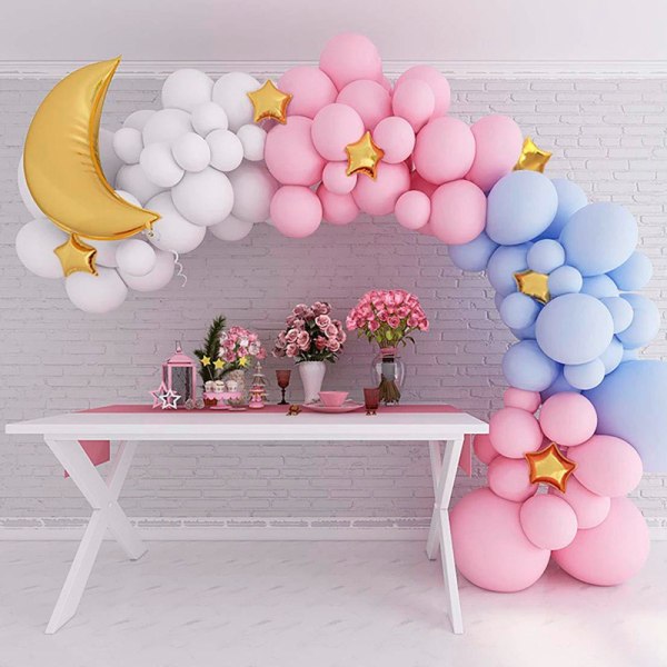 119st Big Moon Party Dekoration Ballonger Set Confetti Balloon De