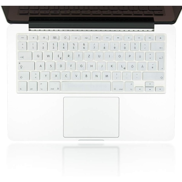 Farve: Hvid Tastaturbeskytter Kompatibel med Macbook Air/Pro/Pr