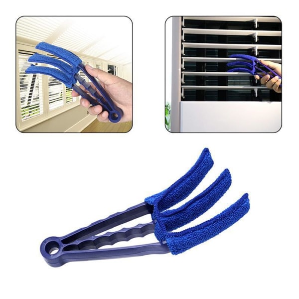 Triple Blind Cleaner (blå) - Avtakbare og vaskbare persienner støv