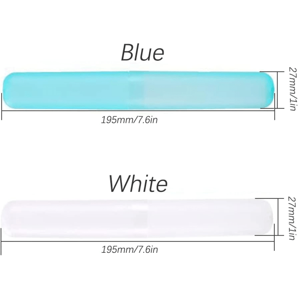 2 Pcs Toothbrush Case, Portable Toothbrush Case, Protective Toothbrush Head Cases for Travel, Family