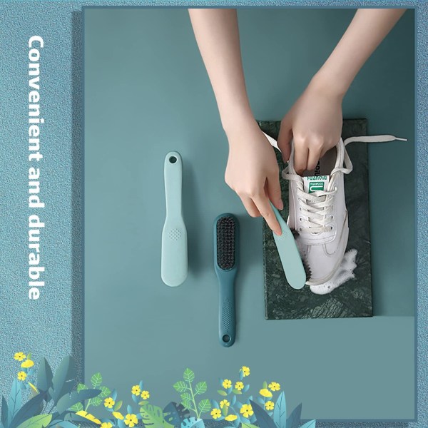 Muoviharjan kengänkiillotus, käsiharjan puhdistusaine, yksinkertaiset pehmeät hiukset Sh