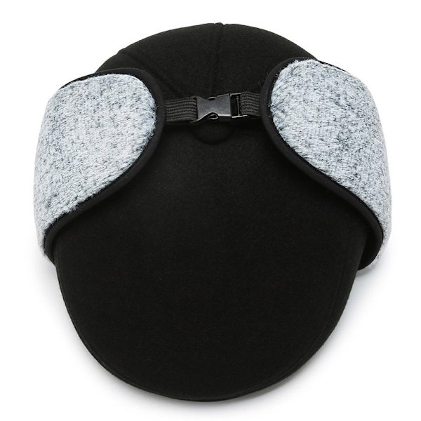 Vintervärmeöronmuffar hatt varm tjock fluffig pilot hatt herr öronprotektion vindtät skidhatt 56-58cm