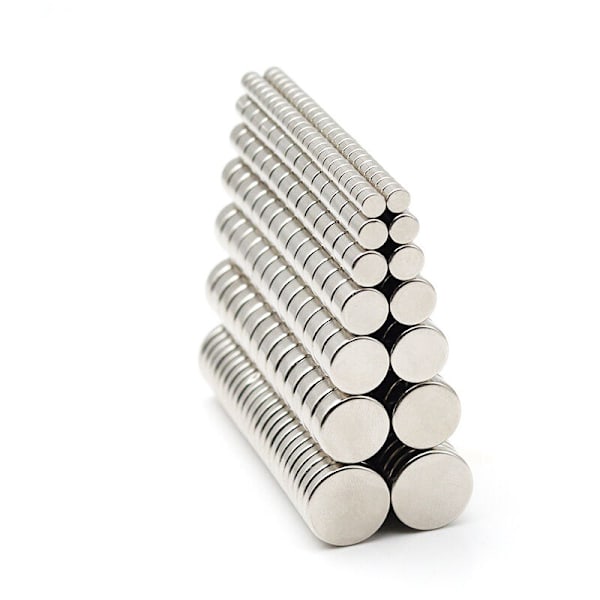 50 solide neodym magnetdele n35 8 x 3 mm Super-lignende cirkulære skiver