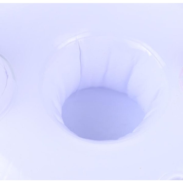Poiju, uima-allasrintaliivit Unicorn puhallettava kupinpidike (valkoinen)