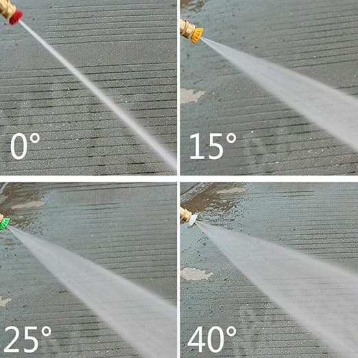 Tryk Vaskesprøjte Spids, 1/4 Grad Hurtig Kobling, Multi Grad Tryk Vask Dele, 1.2mm Åbning