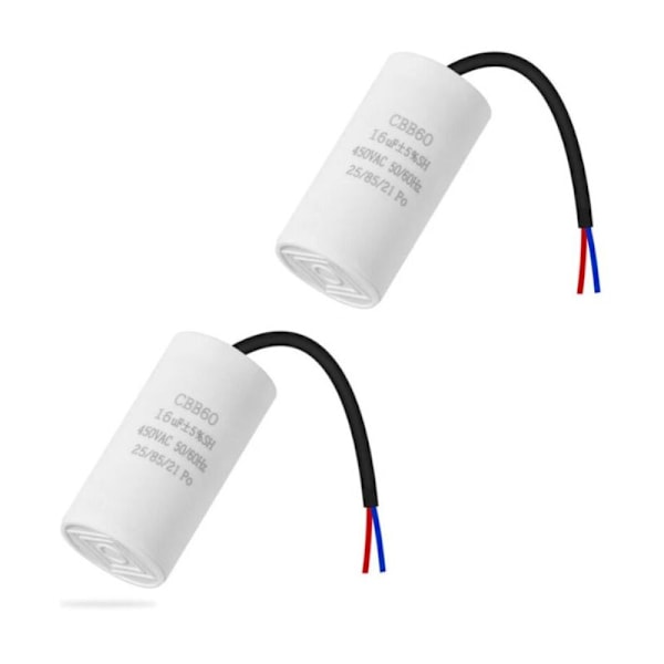 CBB60 16uf 50/60HZ startkondensator, motorkondensator, motorkondensator, mikrofarad kondensator med ledning