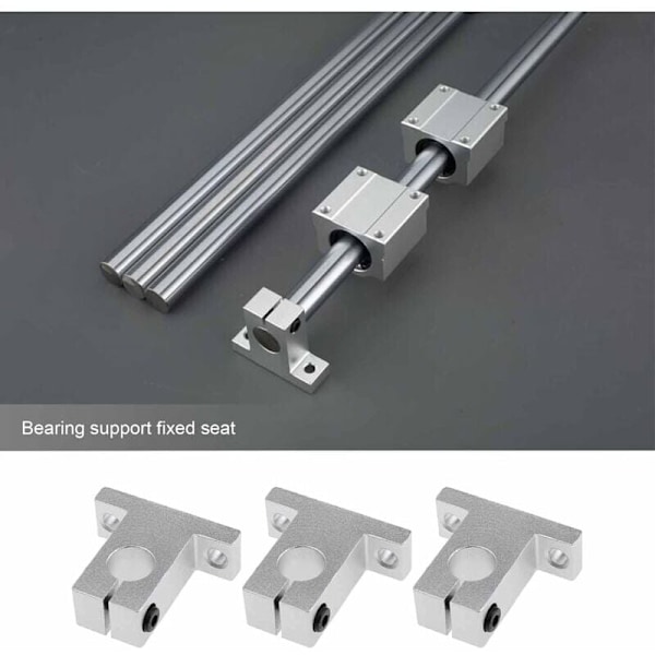 4x SK16 Lineær Aksel Support 16mm CNC Lineær Bevægelse Kugle Slide Enheder Skinne Support Aksel Guide til 3D Printer Multi-akse Maskine