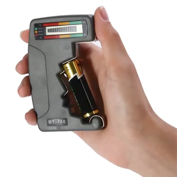 Treki Universal Digital Battery Tester for AA AAA C D N 9V 1.5V Button Cell Mini Batteries