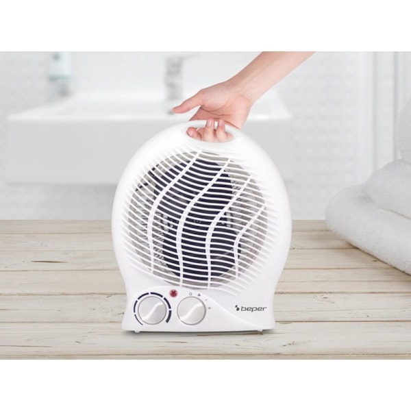 2000W kylpyhuonepuhallin - säädettävä termostaatti, alhainen kulutus