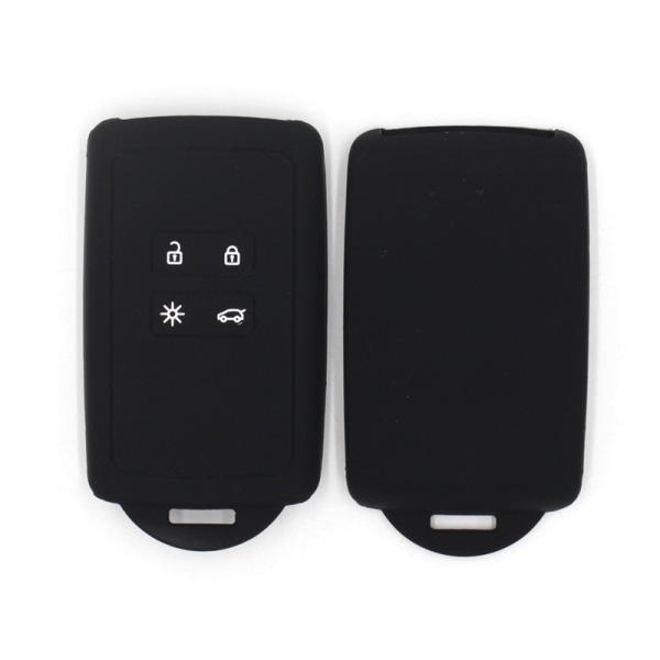 Black-Car Key lisävaruste, joka on yhteensopiva Renault Smart Key 4 Button kanssa