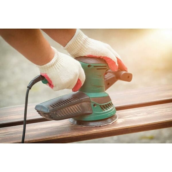 Professionelle slibeskiver (p240) 50 stk. 8 huller Ø 125 mm korn 240 til excenterslibere slibeark sandpapir