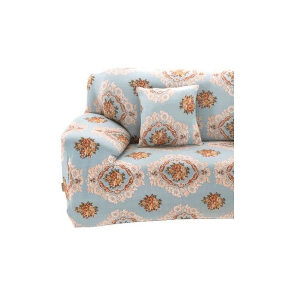 Sofföverdrag 2-sits 140-180cm Sofföverdrag med moderna armstöd överdrag universal elastisk blå soffa sofföverdrag skyddande överdrag