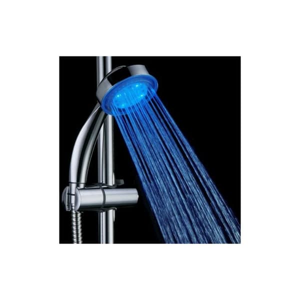 LED brusehoved 7 farver, flerfarvet, universel pasform
