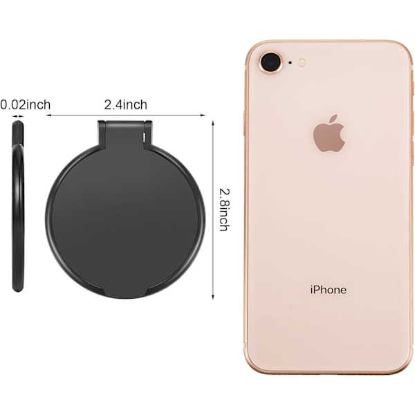 14 kappaletta Mini Compact Mirror 2 väriä (musta, valkoinen) Taitettava pyöreä taskupeili Kannettava irtotavarameikkipeili naisille Tytöt Matkustaminen Päivittäinen käyttö