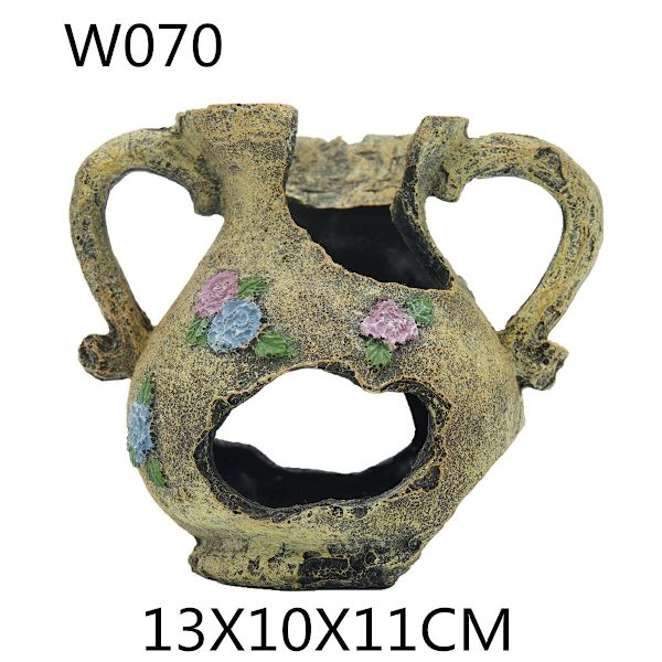 Vase, akvariedekoration, fiskebeholder, vinflaske landskabsdekoration