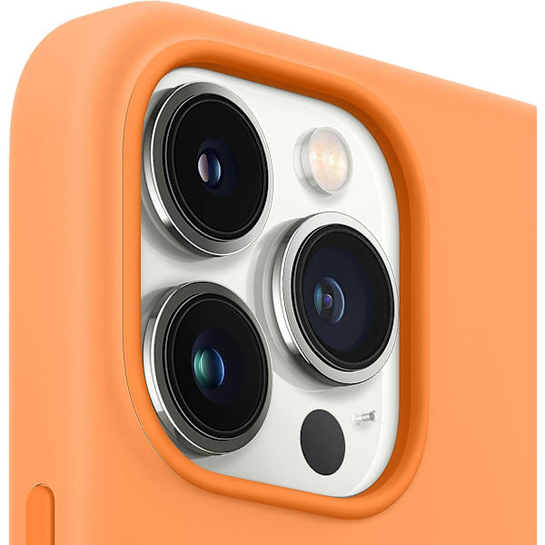 Silikonetui med MagSafe (til iPhone 13 Pro) - Orange