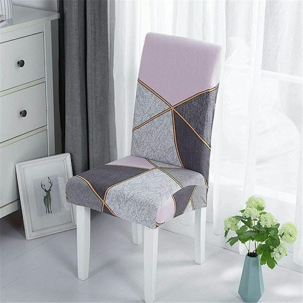 Spisestol trekk Patchwork Trykt Patchwork Stol Trekk Bryllupsstol Bryllupsdekorasjon Hotell Restaurant a stil a