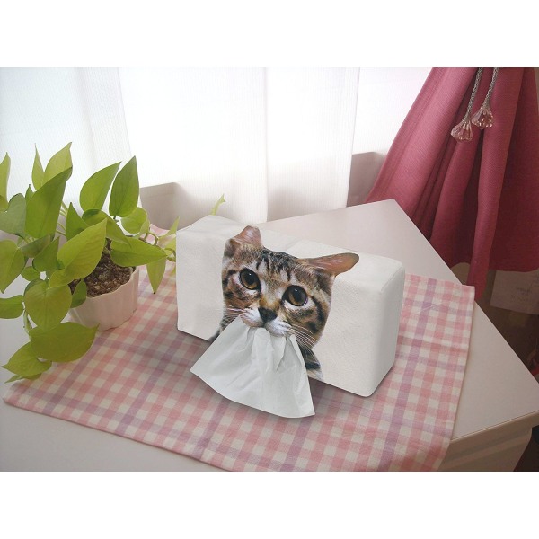 The Brown Cat - Cute Cat Puppy Pattern Paper Pouch Cartoon Animal Tissue Paper Pouch