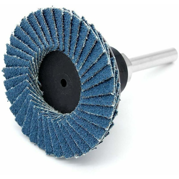 31 stk. 2 tommer 50 mm slibeskiver med lameller 40 korn 60 korn 80 korn, -treversailles