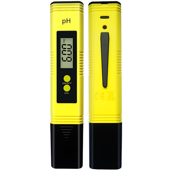 PH Elektronisk tester, LCD digital vandkvalitetstester, automatisk kalibreringsfunktion og 0.00-14.00 PH LOB MOSE NUMER Digital måler