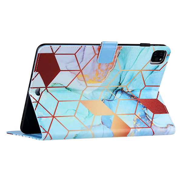 Ipad Pro 11\" 2021 (3:e generationen) Fodral Auto Sleep/Wake Swivel Multi-Angle Viewing Sheath Stativ - Patchwork