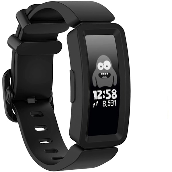 Fitbit Ace 2/Inspire/Inspire HR armbånd silikone Sort