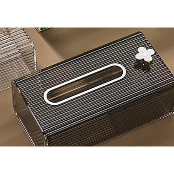 (Sort) Tissue Box Moderne Vægmonteret Plast Tissue Box Stue Badeværelse Hjemmeindretning Grå