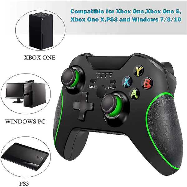 Xbox One trådlös handkontroll, 2,4 GHz joystick spelkontroll