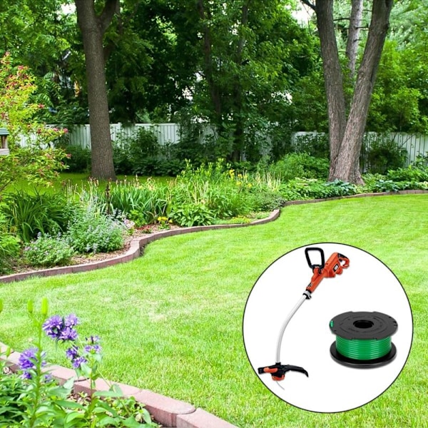 Set med 3 spolar kompatibla med reservdelarna till Black & Decker SF-080 grästrimmer