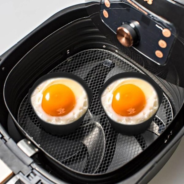 Muffinsformar Äggform Pocherade Äggkoppar Silikon Äggmugg för Air Friday, Kokt Äggform, Äggpocherare insats för Pochering av Ägg & Eggs Benedict för Baki