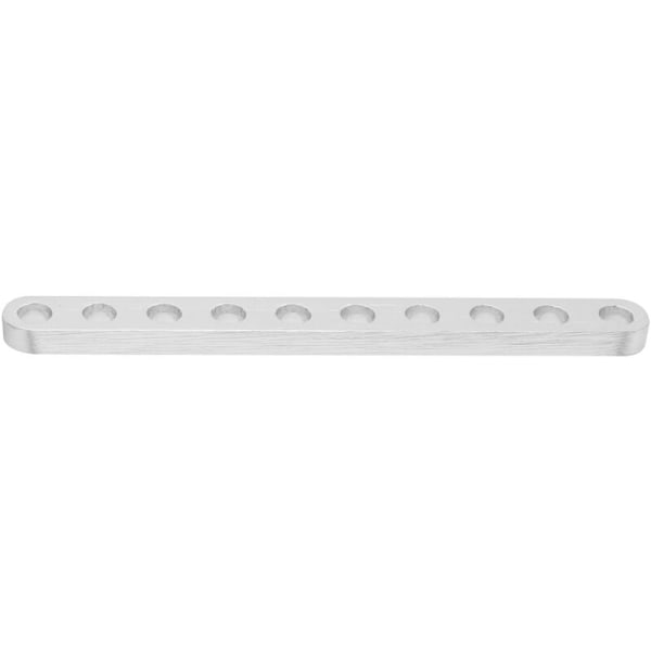Pari litteitä alumiiniprofiileja 10 reiällä robottitarvikkeeksi 4x8x80mm 3102-0010-0080