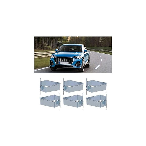 Set med 20 metallfästklämmor för bilinteriör - 22 mm