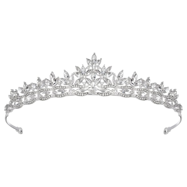 Rhinestone bröllop tiara för bruden