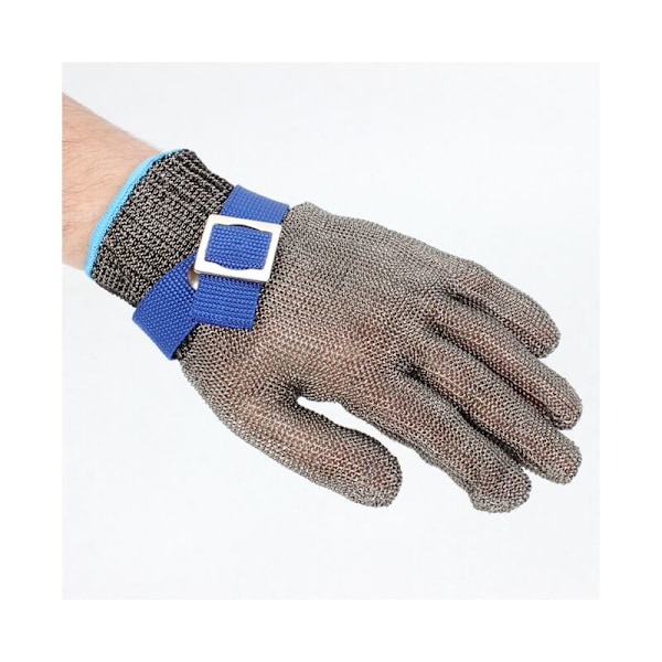 Skærebestandige handsker rustfrit stål sikkerheds arbejdshandsker niveau 5 beskyttelse (XL)