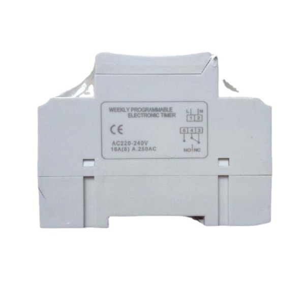 Programmerbar digital timer, LCD-display ugentlig tidsswitch med D