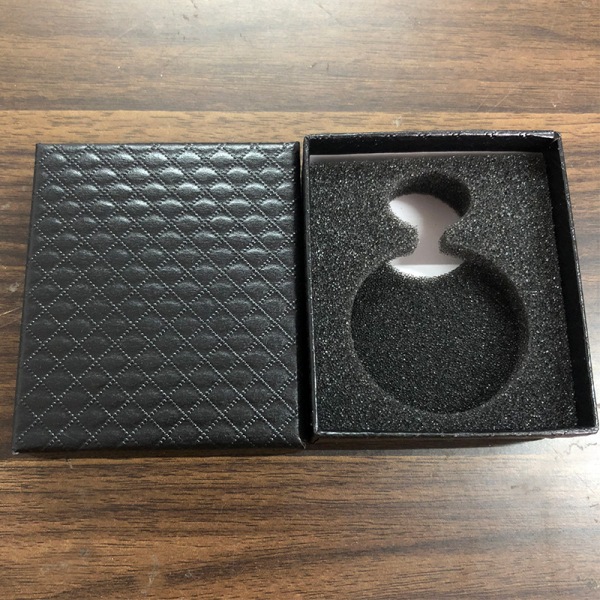 3 STK Lommeur Box Black Watch Chest Litchi Texture Leather Wa