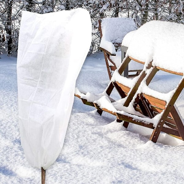 Övervintringsskydd för växter, vinterskydd, skyddande fiberduk för växtskydd mot frost för växter i krukor och grönsaker (200 x 240cm)