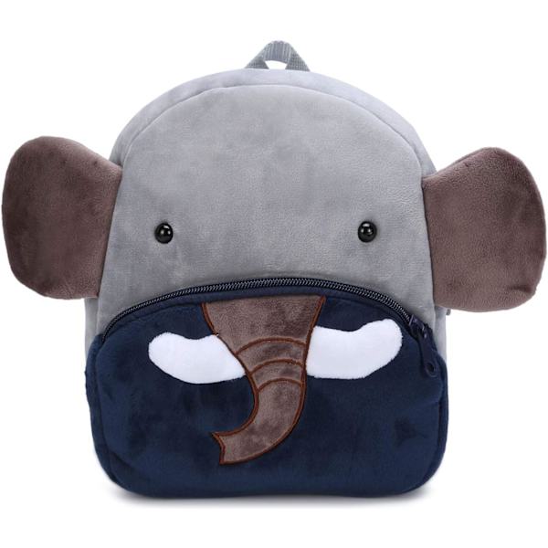 Barnryggsäck för förskola Elefant Barnryggsäck Söt tecknad djur Skolväska för flicka pojke 1-3 år Barnens dag presenter