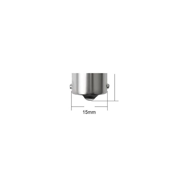 4 stk. Amber 1156 (180 °) LED bil LED'er 900LM Super lyse blinklys for og bag 12-30V 3,6W 3,6W