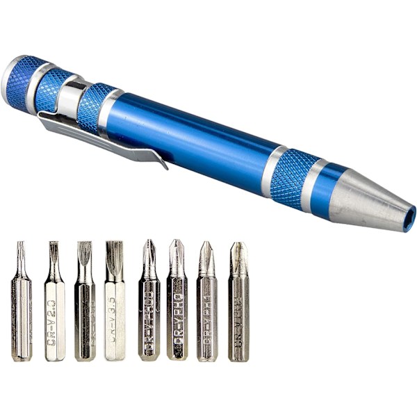 8 i 1 Mini skruvmejsel set Liten skruvmejsel penna Magnetisk reparationsverktyg